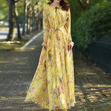 Beautiful Floral Printed Maxi Dress